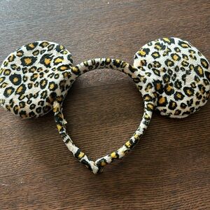 Cheetah print Disney Mickey ears
